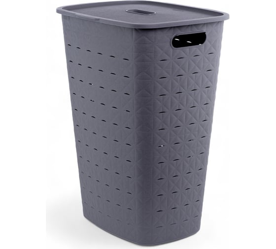 Корзина для белья CURVER SOFTEX темно-серая 56 л 00571-Z68-00