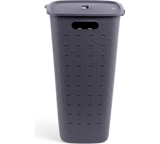 Корзина для белья CURVER SOFTEX темно-серая 56 л 00571-Z68-00
