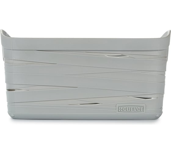 Корзина Архимед Ribbon XS 240x170x120мм серая 221189