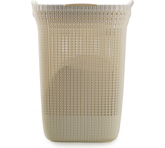 Корзина для белья CURVER KNIT 57л белая 03676-X64-00