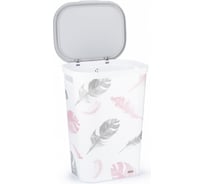 Бельевая корзина CURVER INFINITY 60л Feathers 04761-F41-01