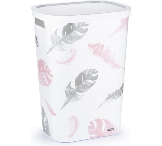 Бельевая корзина CURVER INFINITY 60л Feathers 04761-F41-01