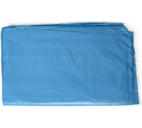 Мешок мусорный (50 шт; 60 л; 600х800 мм; 30 мкм; голубой) РТП Полимер РТП14