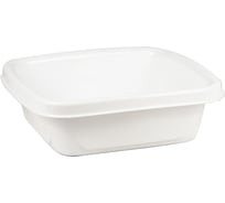 Таз квадратный Spin&Clean Step, 10 л, белый SV3940НБС 53941