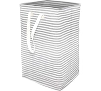 Корзина для белья Base, 72 л, цвет серый Homium basketbase05