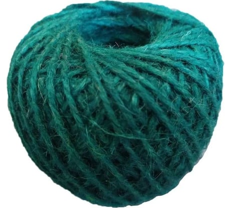 Джутовый шпагат ЭБИС зеленый 1120 Текс 100 м 302