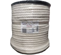 Хлопчатобумажный канат ЭБИС 14 мм 120 м белый 242