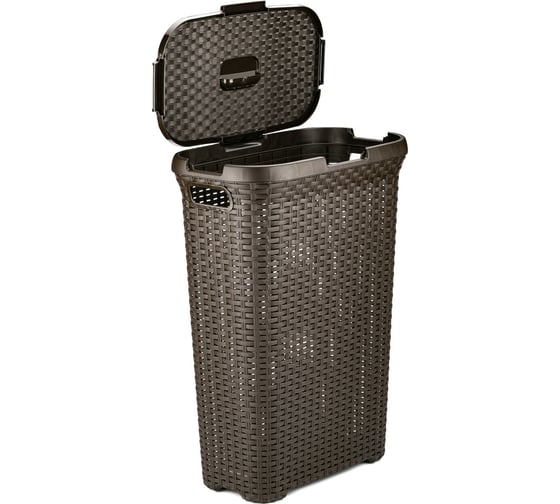 Корзина для белья CURVER RATTAN STYLE 40л темно-коричневая 00709-210-00