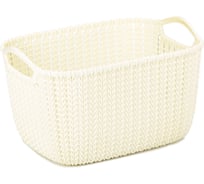 Корзина CURVER KNIT S 8л белая 03674-X64-00