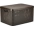 Корзина CURVER RATTAN STYLE BOX L 30л + крышка тёмно-коричневая 03619-210 2