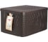 Корзина CURVER RATTAN STYLE BOX L 30л + крышка тёмно-коричневая 03619-210 3
