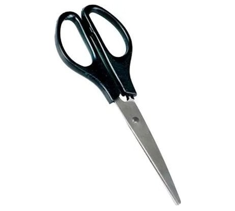 Ножницы WORKMATE 160 мм, пластиковые черные ручки 15-0974
