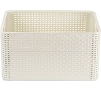 Корзина CURVER RATTAN STYLE BOX L кремовая U03616-885-00