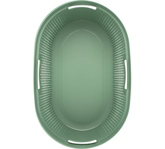 Корзина для глаженного белья CURVER INFINITY 40л сланцово-зеленая 04755-S86-09