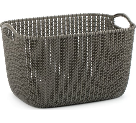 Корзина CURVER KNIT L 19л темно-коричневая 03670-X59-00
