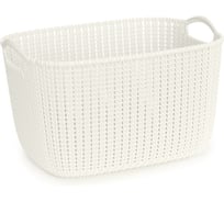 Корзина CURVER KNIT L 19л белая 03670-X64-00