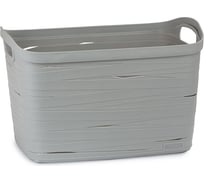Корзина Архимед Ribbon L 380x290x240мм серая 221187