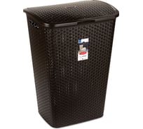 Корзина для белья CURVER MY STYLE 55л темно-коричневая 216581