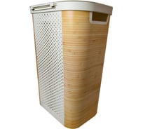Корзина бельевая CURVER INFINITY 60л BAMBOO 04761-B45-01