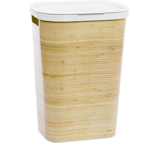 Корзина бельевая CURVER INFINITY 60л BAMBOO 04761-B45-01