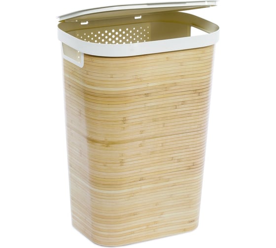 Корзина бельевая CURVER INFINITY 60л BAMBOO 04761-B45-01