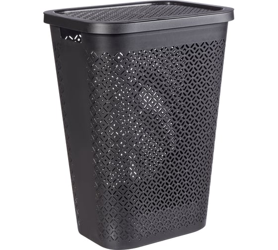 Корзина для белья CURVER Terrazzo 55л черный 08094-B79-01
