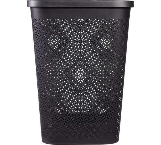 Корзина для белья CURVER Terrazzo 55л черный 08094-B79-01