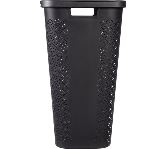 Корзина для белья CURVER Terrazzo 55л черный 08094-B79-01
