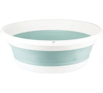 Таз IDEA ФЛЕКС 5,5 л, складной, морская волна М 2501