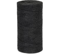 Шпагат джутовый ЩИТ ШД 1,2 ктекс П 2 пол. 2-ниточный в боб. по 0,5 кг черный 15113-1