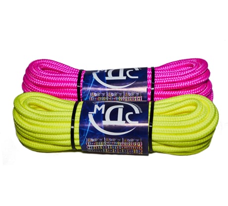 Шнур ТОРГОВО-ПРОИЗВОДСТВЕННАЯ КОМПАНИЯ МДС ПП, плетеный, НЕОНОВЫЙ, 8 мм, 16 прядей, с сердечником, 10 м 7930050323039