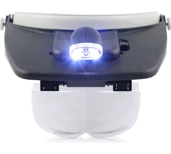 Лупа налобная Pro Legend 1.2/1.8/2.5/3.5x, с подсветкой 1 LED PL4472