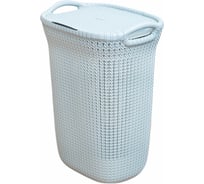 Корзина для белья CURVER KNIT 57л голубая 03676-X60-00