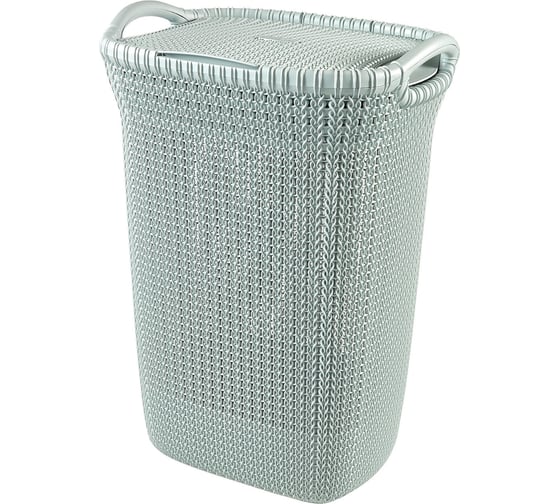 Корзина для белья CURVER KNIT 57л голубая 03676-X60-00