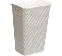 Корзина для белья CURVER MY STYLE 55л кремовая 216582