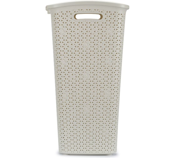 Корзина для белья CURVER MY STYLE 55л кремовая 216582