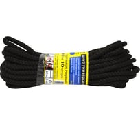 Шнур Осттекс диам. 8мм, с сердечником, 10 м, черный шсс8-10ч