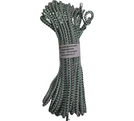 Шнур Осттекс диам. 4мм, с сердечником, 10м, пестрый шсс4-10п