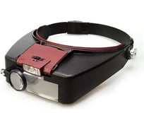 Лупа Veber MG81007-A налобная, с подсветкой м11294