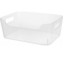 Корзинка универсальная Phibo "scandi", 340x240x140 мм, 10л (бесцветный) 43523810122