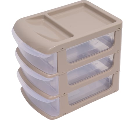 Универсальный бокс малый IDEA (3 секции) капучино М 2763 капучино