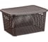 Ящик IDEA РОТАНГ 2,2л 240x150x100мм (Коричневый ротанг) М 2373 коричневый ротанг 2