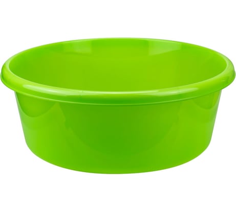 Таз IDEA круглый, 6 л, ярко-зеленый, М 2511 ярко-зеленый
