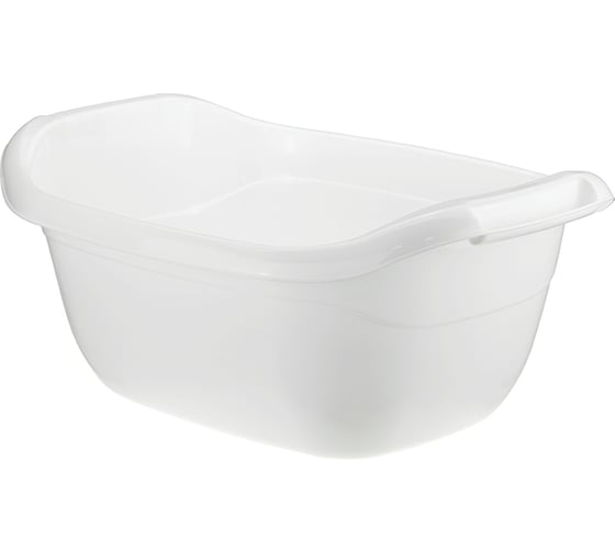 Таз IDEA овальный, 10 л, белый, М 2544 Белый