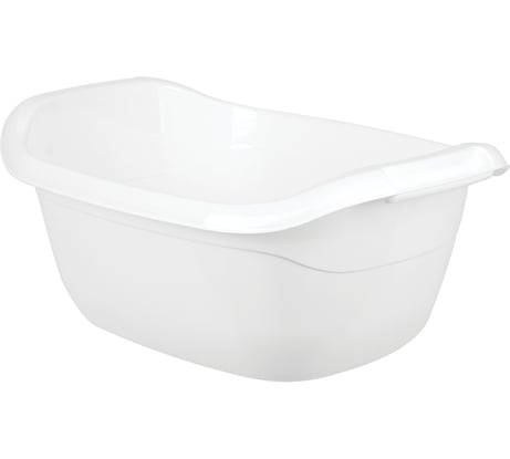Таз IDEA овальный, 22 л, белый, М 2546 Белый