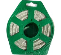 Шнур плетеный полиамидный ООО Оптхозторг 5 мм, 25 м, цвет белый, Европодвес круг 018525213