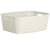 Корзина HOBBY LIFE RATTAN слоновая кость 19.5x26x9см HL041251IV