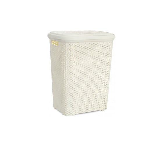 Корзина для белья HOBBY LIFE RATTAN слоновая кость 55л HL081106IV