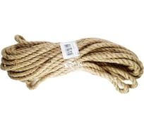 Крученая веревка Политех джут, диаметр 12 мм, 20 м, 310 кгс 8003322