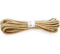 Крученая веревка Политех джут, диаметр 8 мм, 10 м, 130 кгс 8003303